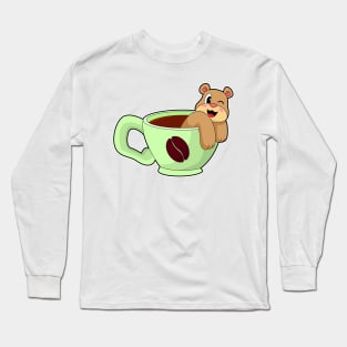 Bear Coffee Long Sleeve T-Shirt